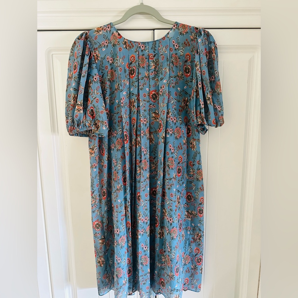 Floral Blue Dress